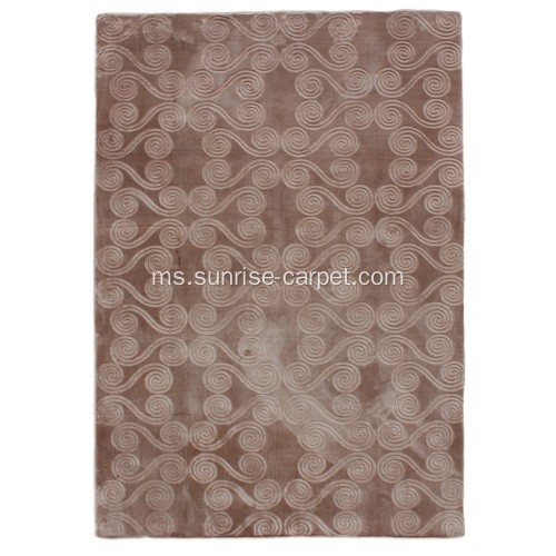 Embossing Reka bentuk besar Roll Carpet